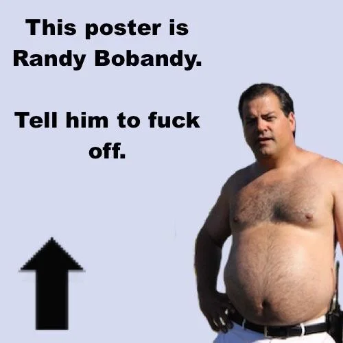 Randy Bobandy character variation.