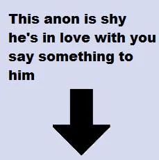 Shy romantic variation meme.