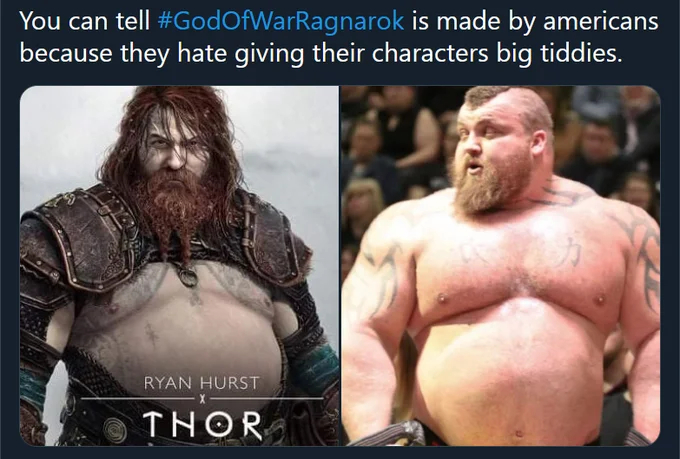 American developer ideology satire meme.