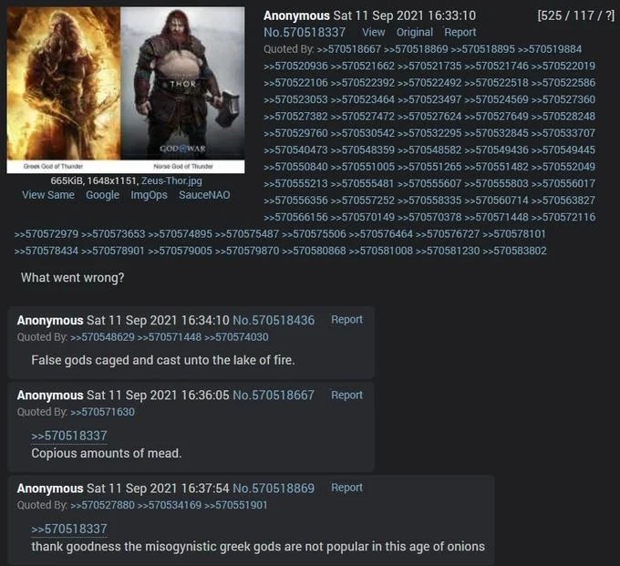 Thor God Of War Ragnarok