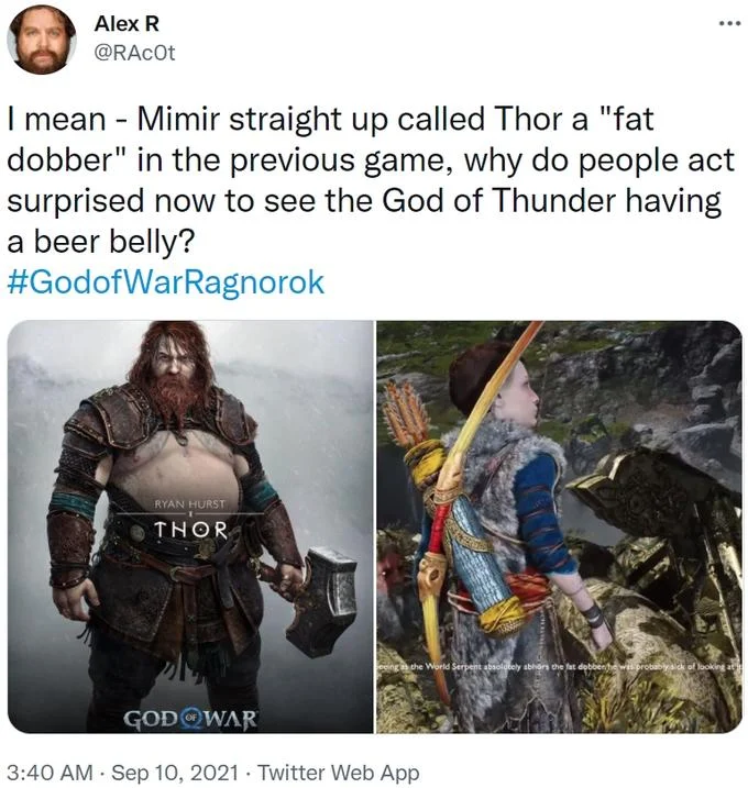 Lore defense citing previous game description.
