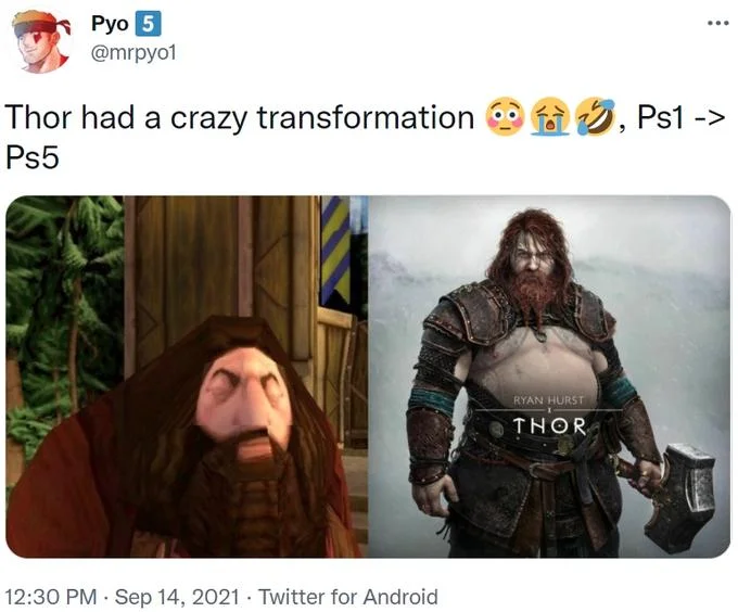 Thor God Of War Ragnarok