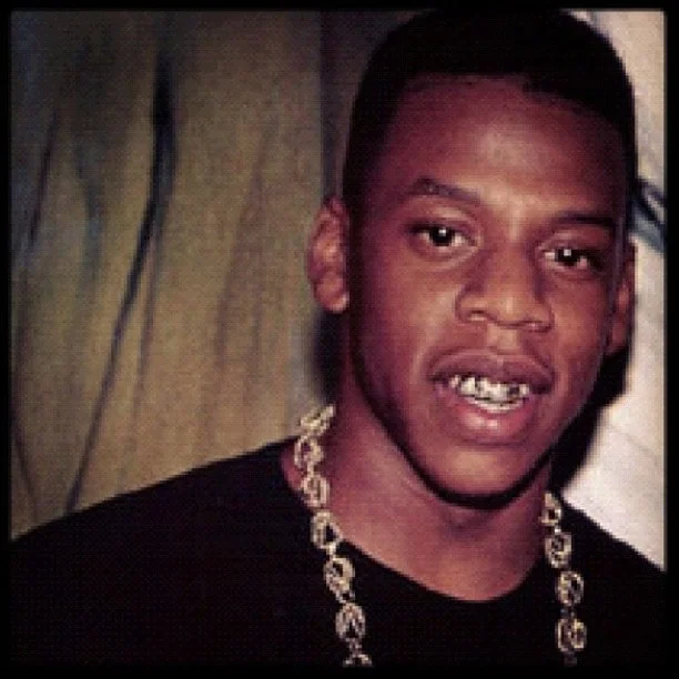 A throwback photo of a young Jay-Z, commonly shared as an iconic Throwback Thursday celebrity moment.