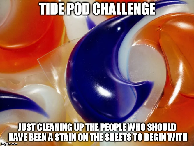 Traditional impact font meme format.