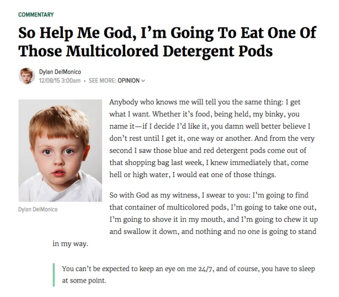 Tide Pod Challenge