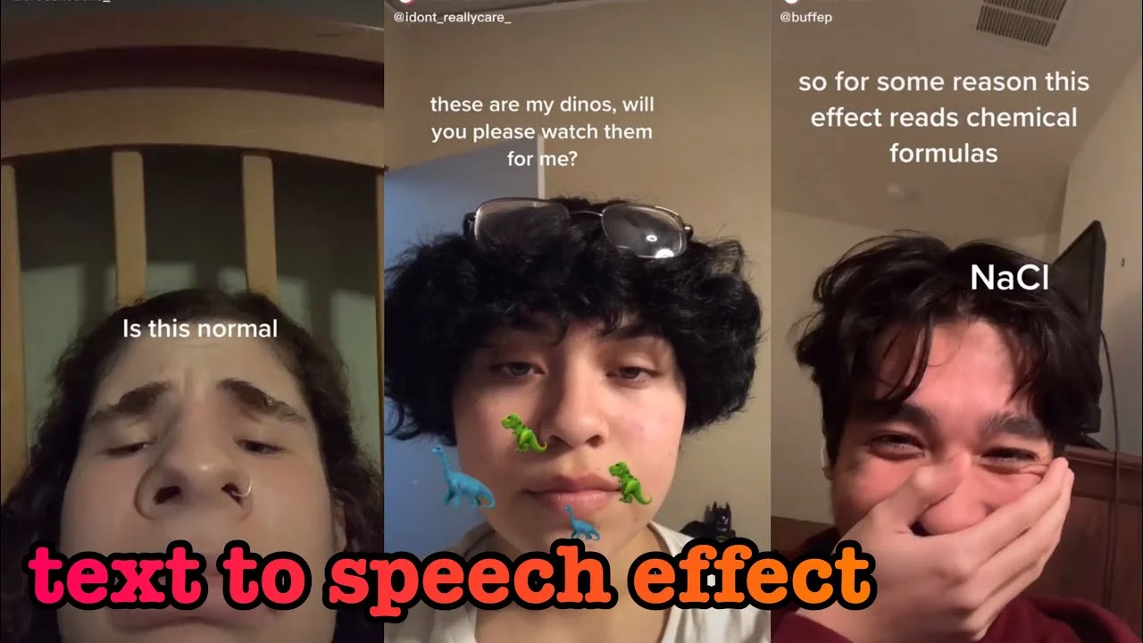 Chemical formula absurdist text-to-speech meme.