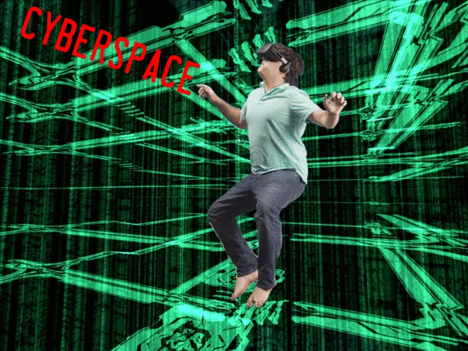 Matrix-themed 'Cyberspace' animated remix of the Time VR cover.