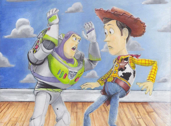 Alternate hosting of the Toy Story logo, referenced for its distinctive typography and branding.