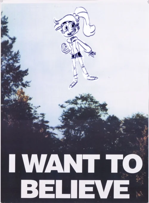 X-Files 'Want to Believe' theory parody.