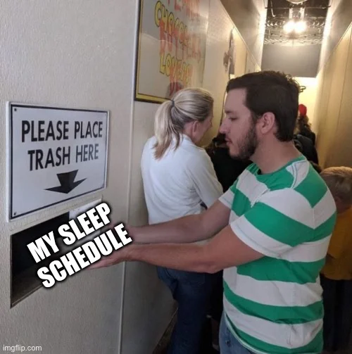 Example of the trash meme