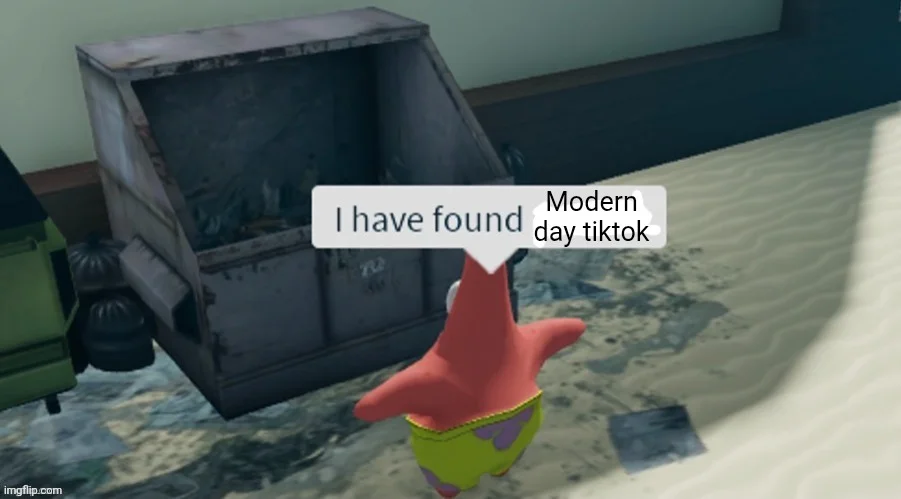 Example of the trash meme