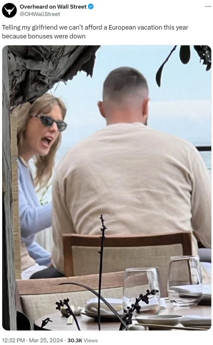 Travis Kelce Taylor Swift vacation.