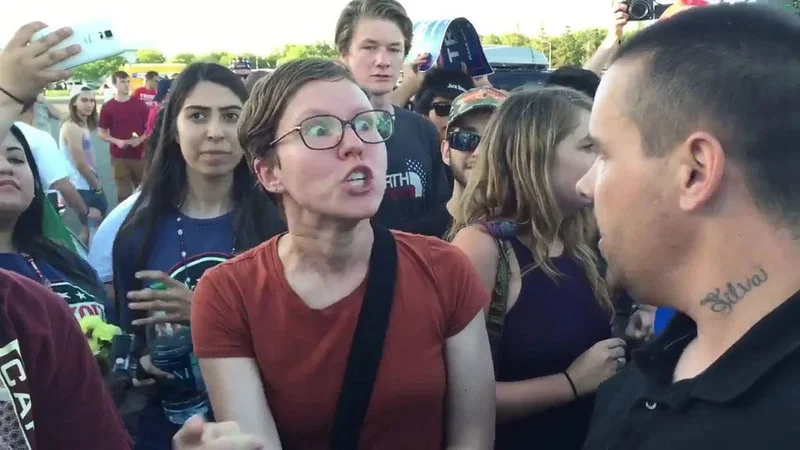 Triggered Feminist clean template image.