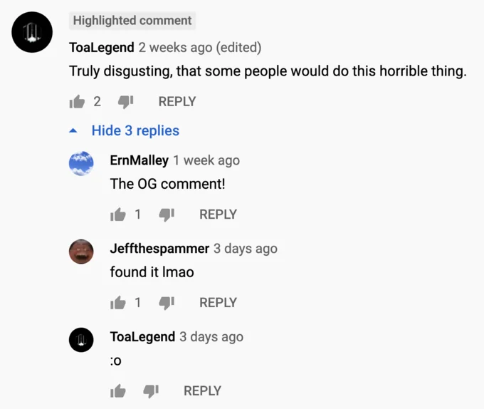 Original ToaLegend copypasta comment.
