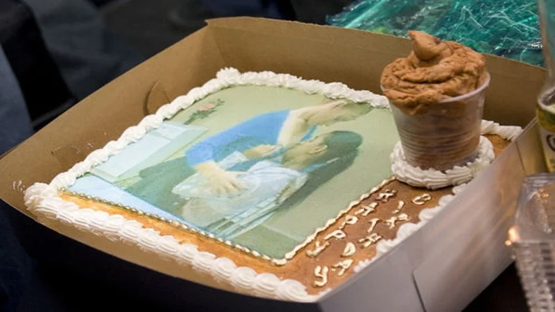 Food-based artistic interpretation of meme.
