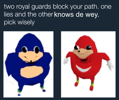 Fan art interpretation of meme character.