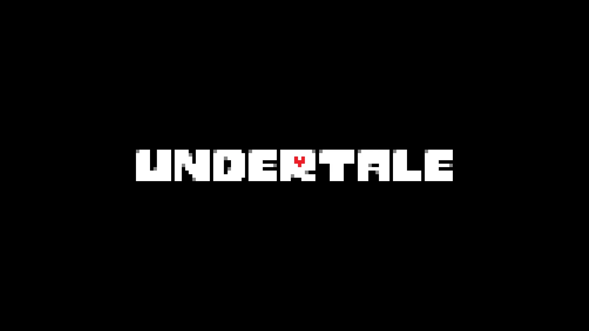 The official Undertale title logo, featuring the game's iconic pixel typography and red SOUL heart.