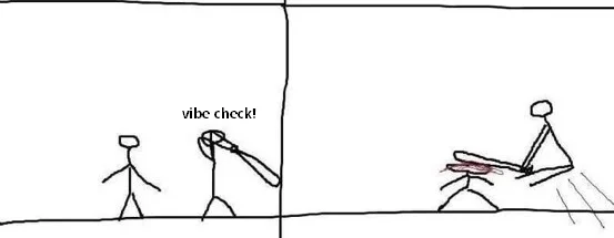 Dark comedic violent interpretation.