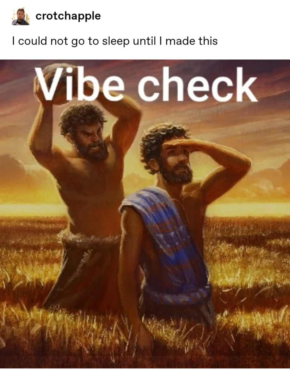 Creative meme variation artwork.