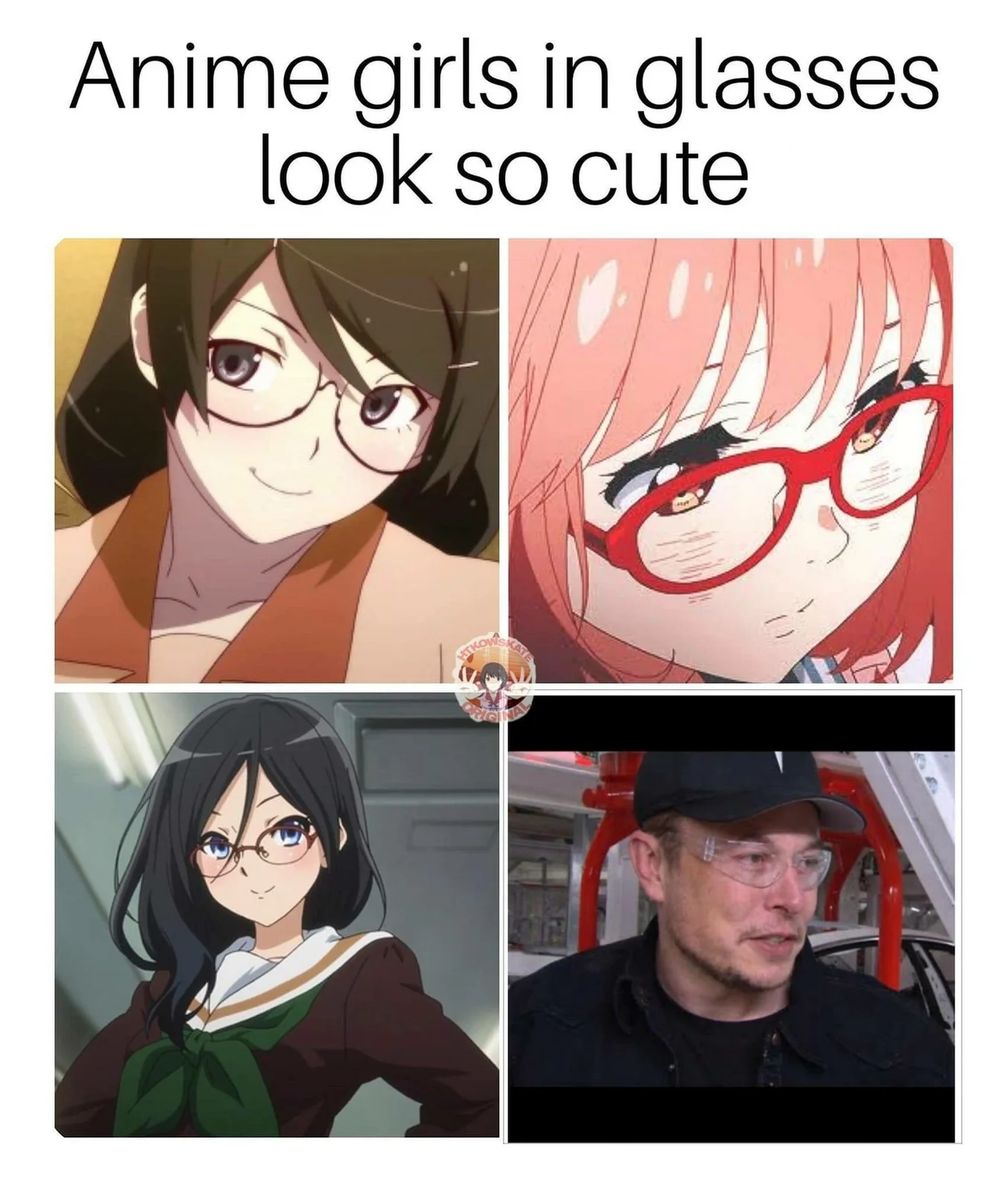 Cute anime aesthetic appreciation meme.