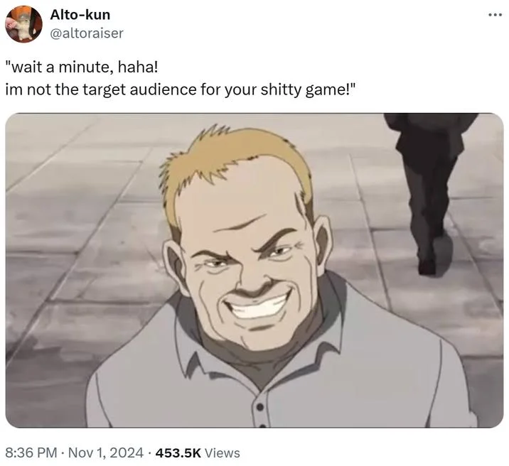 Meme comment on audience targeting.