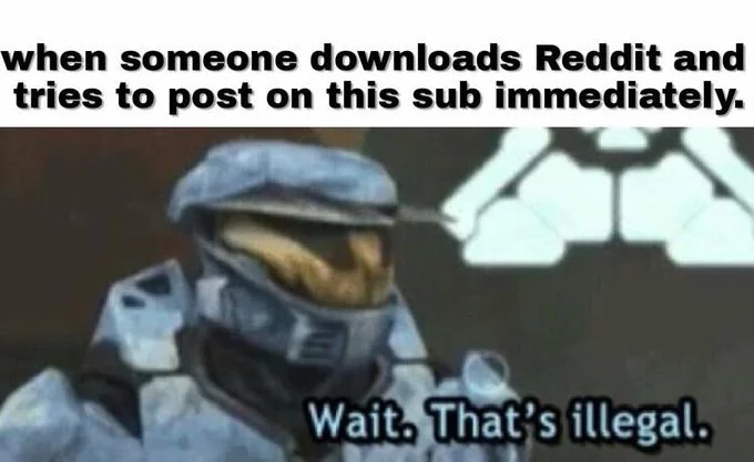 Community guideline violation joke.