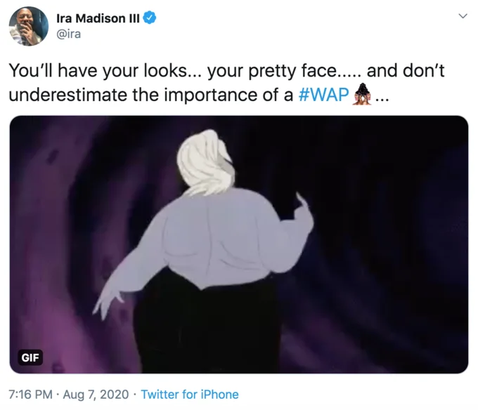 Disney character reaction to song.