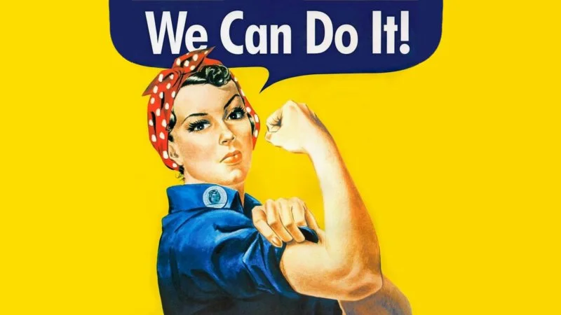 Definitive female empowerment symbol.