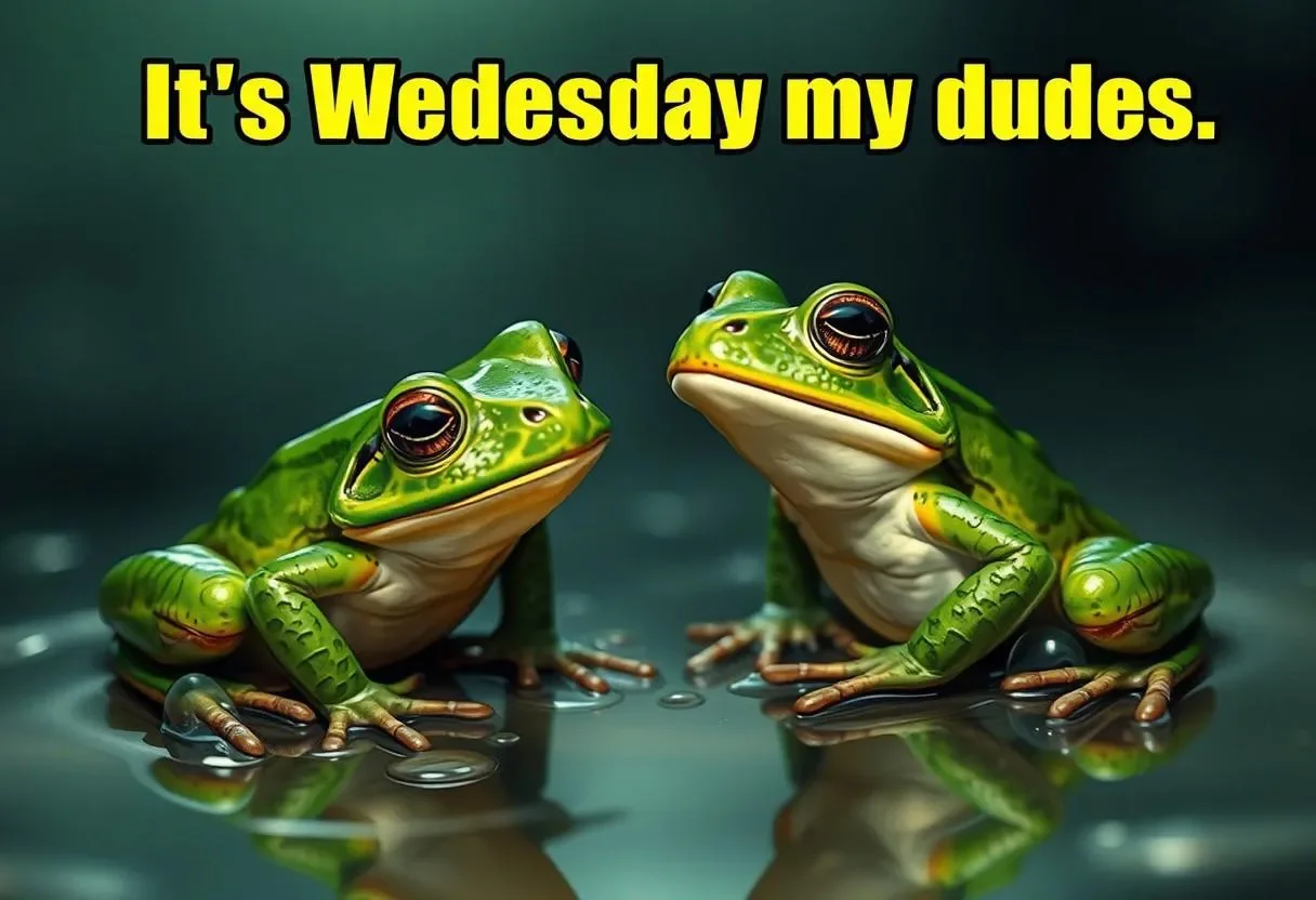 Realistic frog photography variant.