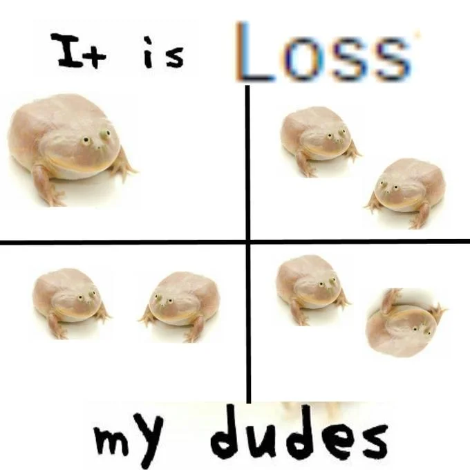 Creative Loss meme mashup.