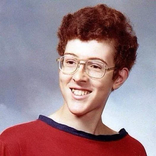 A frequently circulated yearbook-style photo of a teenage Al Yankovic, often shared online for its awkward charm.