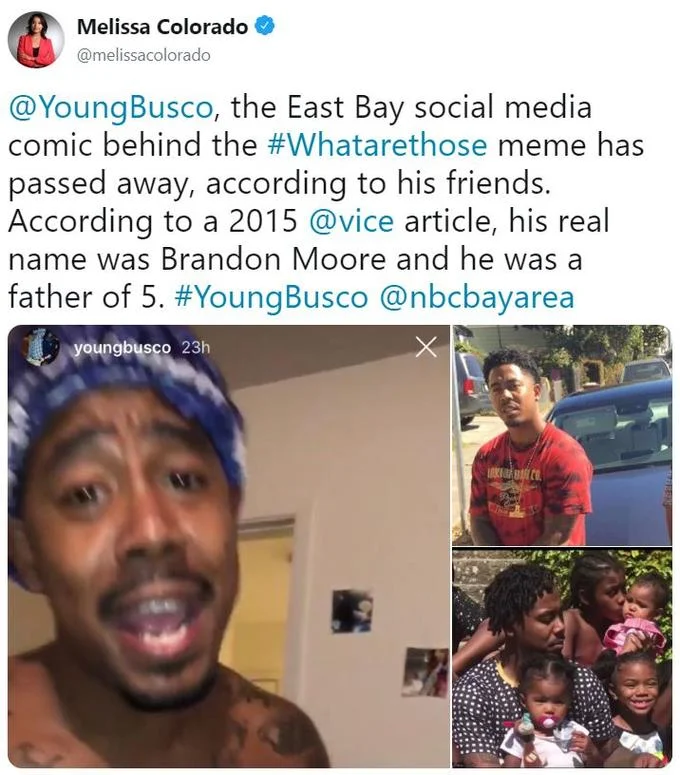 News announcement of creator's passing.