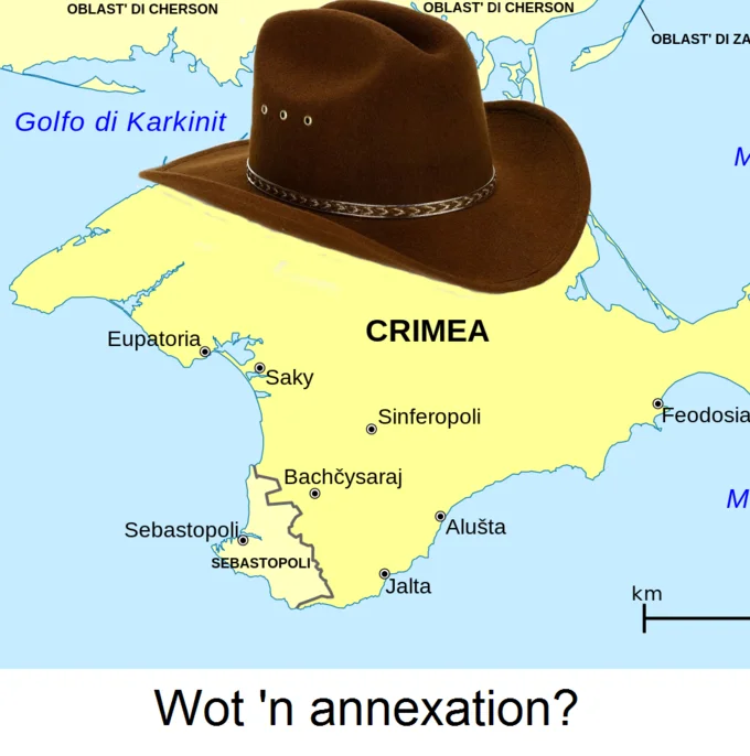 Political commentary Crimea annexation.