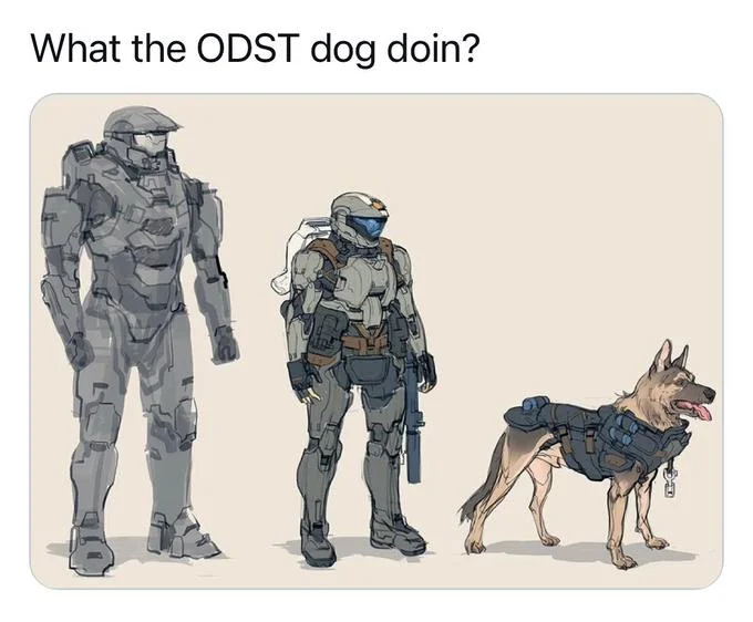 Sci-fi crossover with Halo ODST soldiers.
