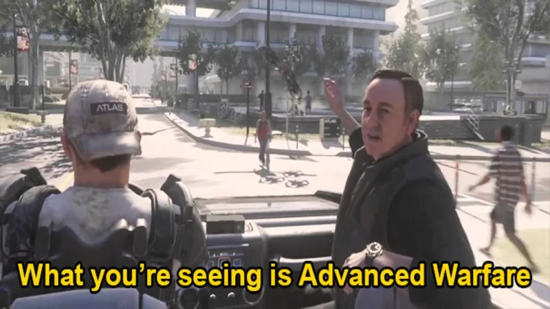 The foundational Advanced Warfare meme template.
