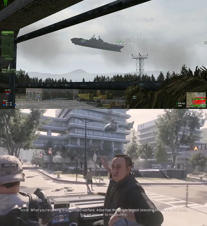 Video game military vessels compared for advanced tactics.