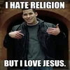 The original religion versus Jesus meme.