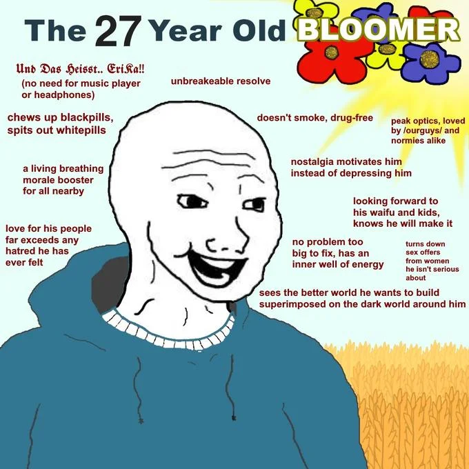 Most iconic Bloomer representation.