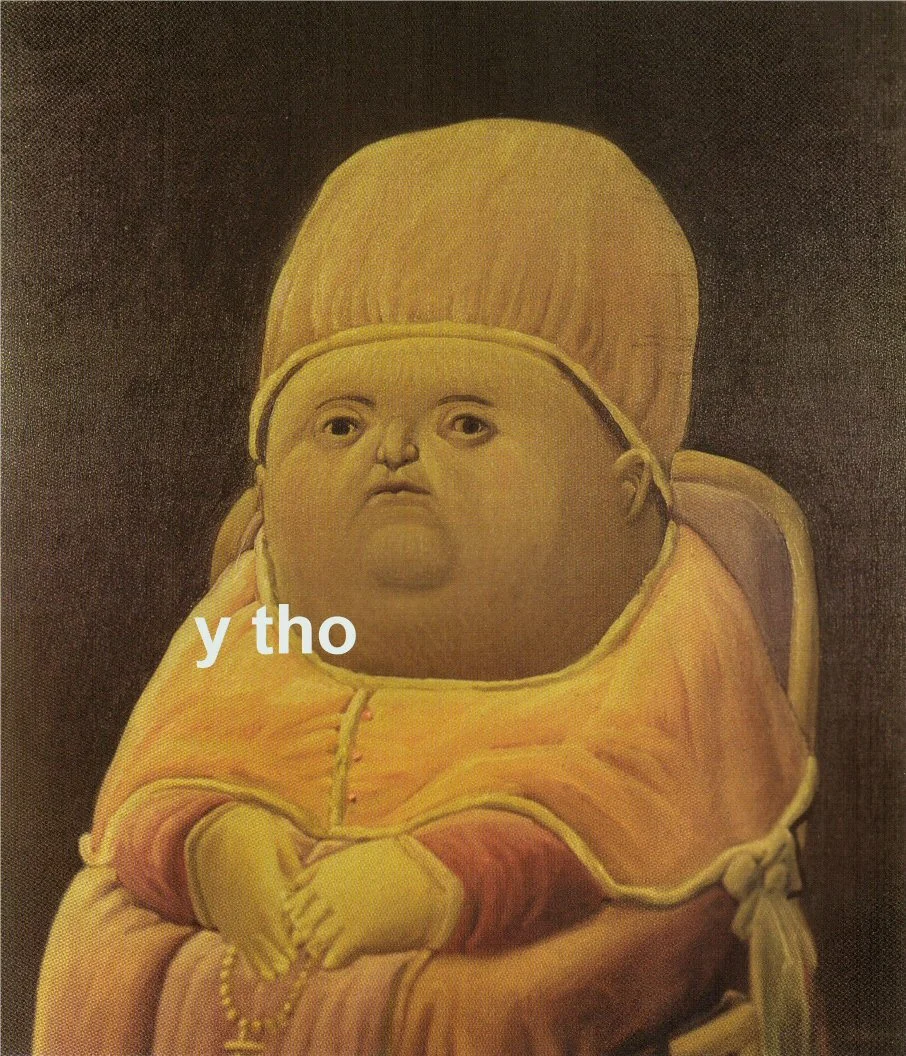 The definitive Y Tho reaction meme.