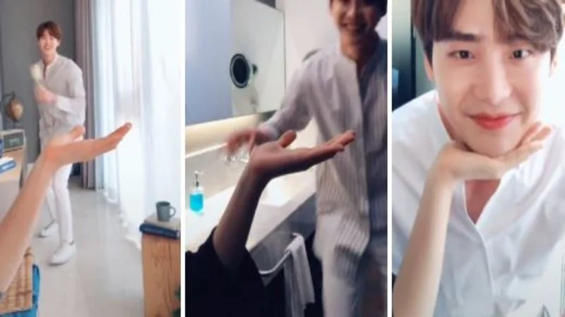 TikTok challenge progression demonstration.