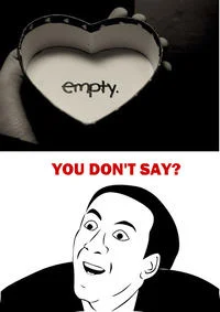 Emotional observation sarcastic response.