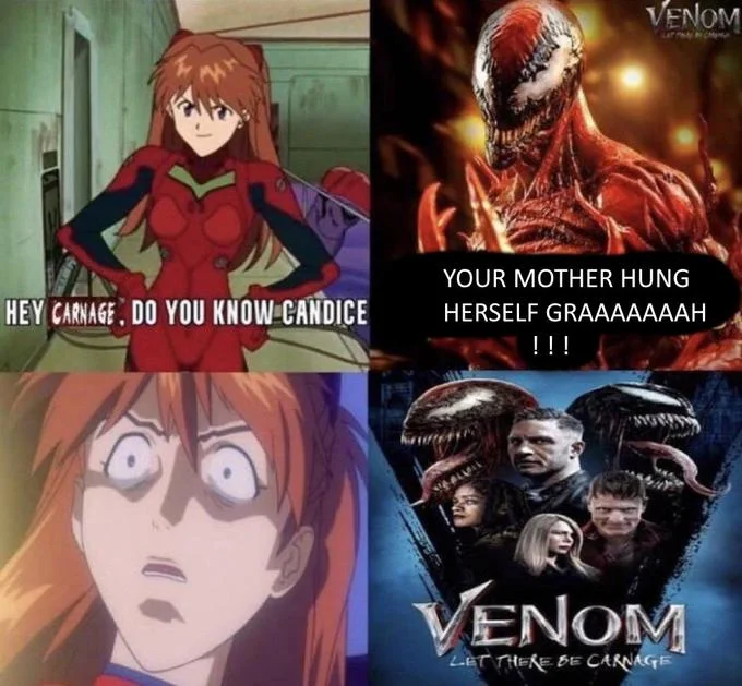 Core meme with dramatic text progression.