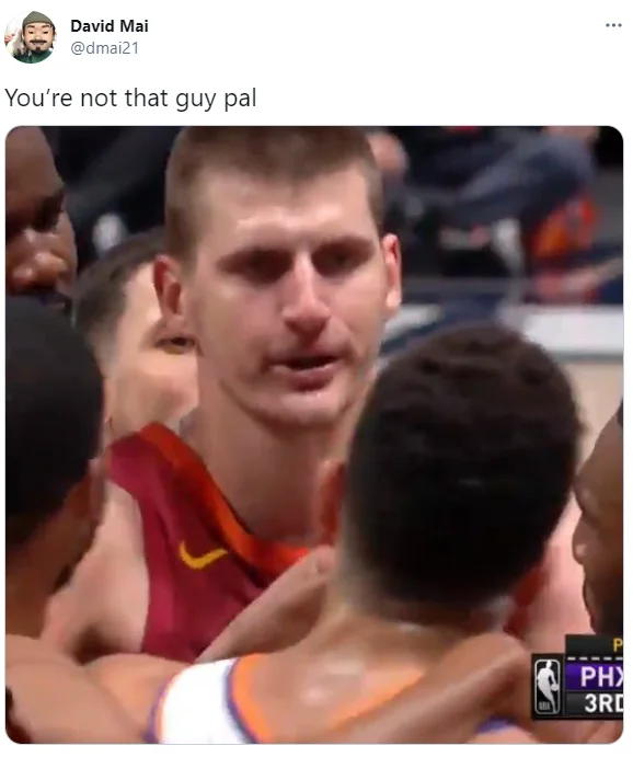 Split-panel basketball meme variation.