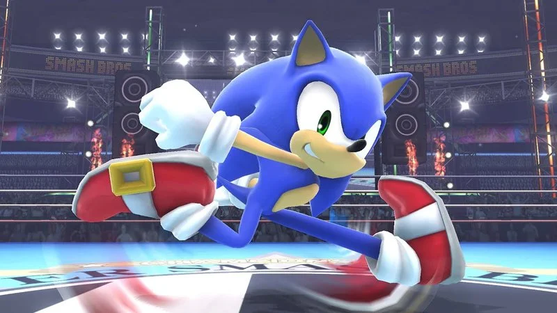 Official Sonic game arena artwork.