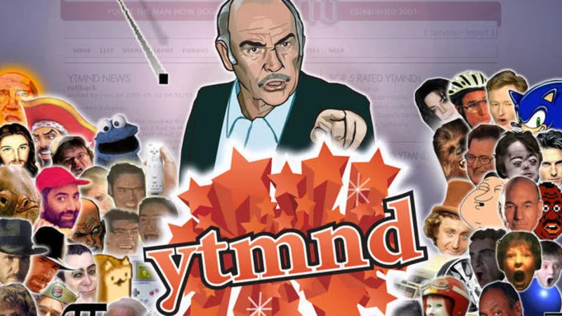 Iconic YTMND founder and logo image.