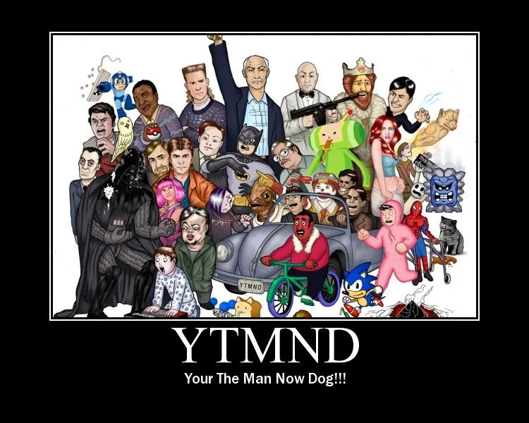 YTMND collage with diverse characters.