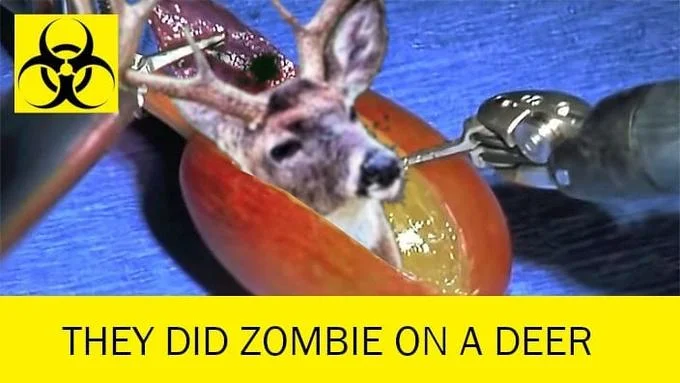 Satirical laboratory meme.